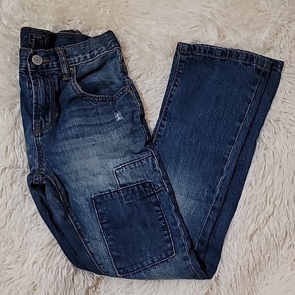 GAP Other - GAP, Kids,Boy's, Denim Jeans, Size 12, Frayed, Patches,slim straight fit